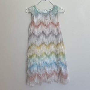 Mama Luma | rainbow fringe dress